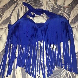 Fringed Bikini Top